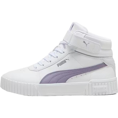 Puma dámske tenisky CARINA 2.0 MID biela fialová,strieborná