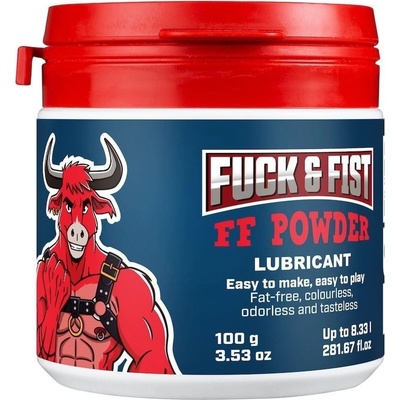 Fuck & Fist FF Powder Lubricant 100 g instantný lubrikant 8 l