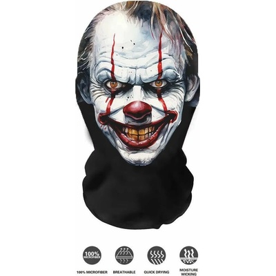 Kukla na hlavu a tvár strašidelná Halloween maska s potlačou Cosplay