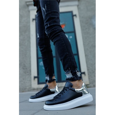 Chekich Унисекс обувки с връзки CH259 - Черни със Сребрист #359862 (359862_Черно)