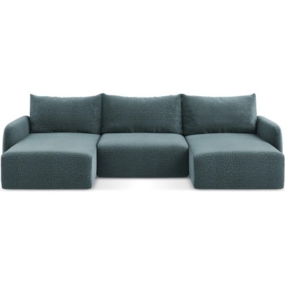 makamii Тюркоазен разтегателен ъглов диван с място за съхранение Kalena - Makamii (KALENA_UF_38_P1_C7)