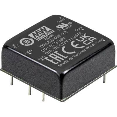 MEAN WELL DKMW40F-12 DC / DC menič napätia 12 V 40 W Počet výstupov: 1 x