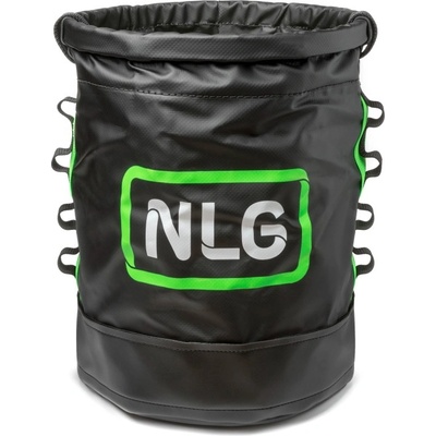 Pracovní vak NLG s nosností 125 kg – PVC, zeleno-černá, 400×320 mm