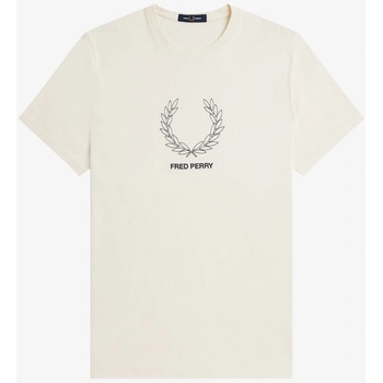 Fred Perry Тениска Fred Perry Men's Mid Logo T-Shirt - Ecru 560
