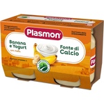 PLASMON Плодово пюре Plasmon - Йогурт с банан, 2 х 104 g (1522) - baby