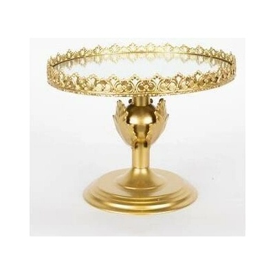 Eurolamp Dekoračný podnos pr. 25,5 cm zlatá EU0558