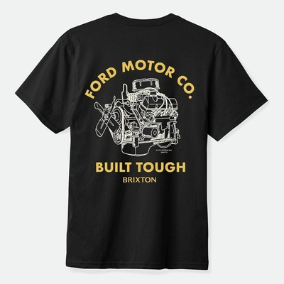 Brixton tričko Ford Built Tough S/S Stt Burnt Rubber