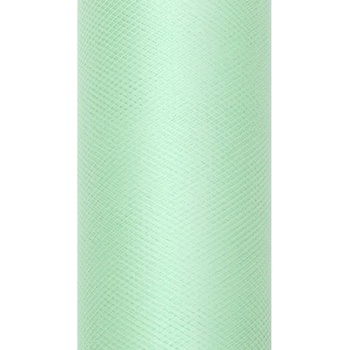 PartyDeco Гладък тюл - цвят мента 0, 3 x 9 м
