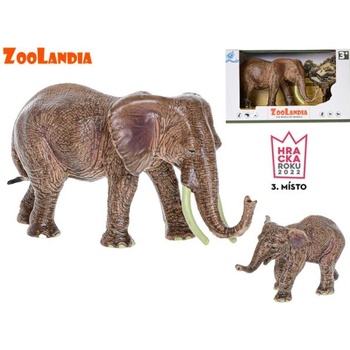 Mikro Зооландия слоница с малко слонче
