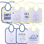 Lorelli Лигавници Lorelli Baby Care - Uni, двоен, с връзки, 7 броя (10260210001) - ozone