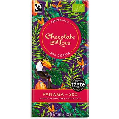 Chocolate and Love Panama 80% hořká čokoláda 80 g