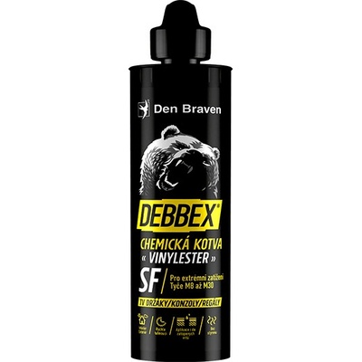 DEN BRAVEN Kotva chemická DEBBEX SF VINYLESTER 410ml Fóliový Systém