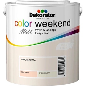 Dekorator ЛАТЕКС Color Weekend Matt Морска перла 2.5л (34-907)