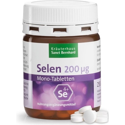 Sanct Bernhard Selen 200 μg Vegan 250 tabliet