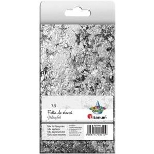 TITANUM Silver zlocen film in platks 3g