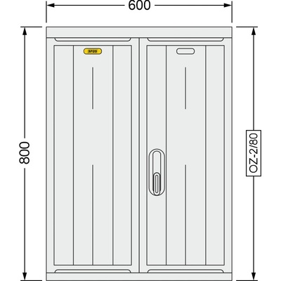SFOS 600x800x245mm OZ-2/80