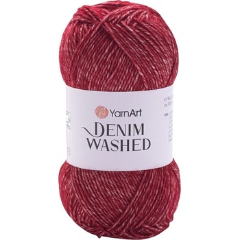 YARNART Denim Washed 918 Dark Pink Плетива прежда (Denim Washed 918)
