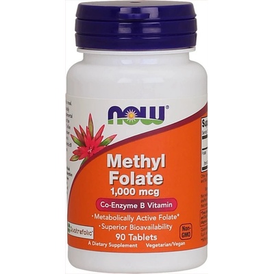 NOW Foods Methyl Folate, 1000mcg 90 tabliet