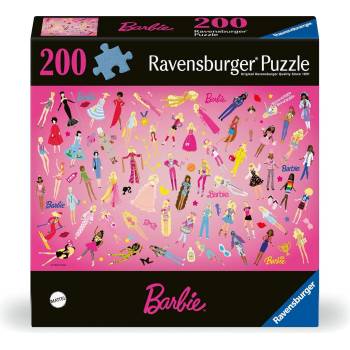 Ravensburger Пъзел Ravensburger от 200 части - Барби: Вдъхновение за момичетата от 1959 г. насам (7012001492)