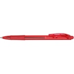 Pentel Химикалка, 0, 35 мм, с бутон, pentel "bk417", червена bk417-b (bk417-b)