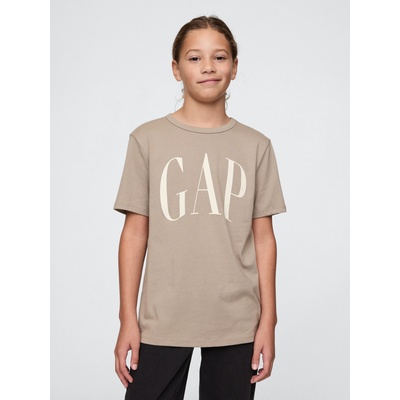 GAP Детска риза с логото на GAP GAP | Bezhov | Момчешки | 128/134