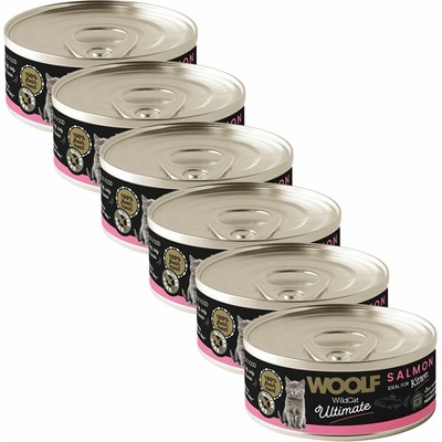 WOOLF WildCat Ultimate Kitten Salmon Pate 6 x 85 g