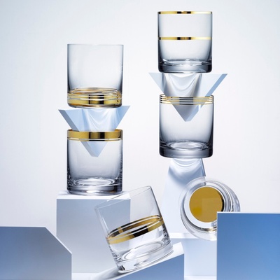 Crystalex sklenice na whisky Harmonics 6 x 280 ml