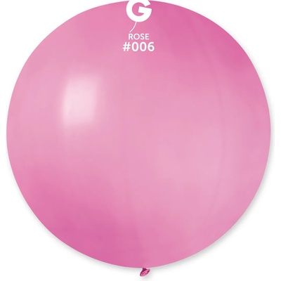 Gemar Кръгъл пастелен балон розов 80 см