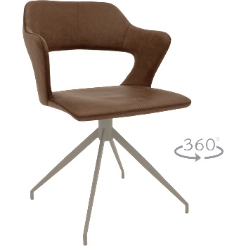 Carmen Трапезен стол rapla 1 - кафяв 16