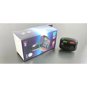  M9 CAR Bluetooth FM трансмитер - 3.1 А, волтметър, 7 LED светлини, 2xUSB + TYPE C