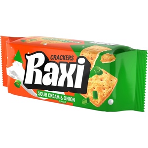 RAXI Хрупкави крекери със сметана и лук 72 г