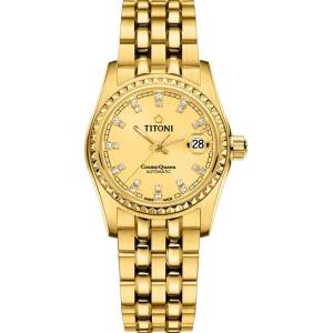 TITONI CosmoQueen Automatic 729G-306 - Дамски часовник (729G-306) Часовници