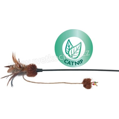 Trixie Škádlítko s motýlem a peříčky 54 cm