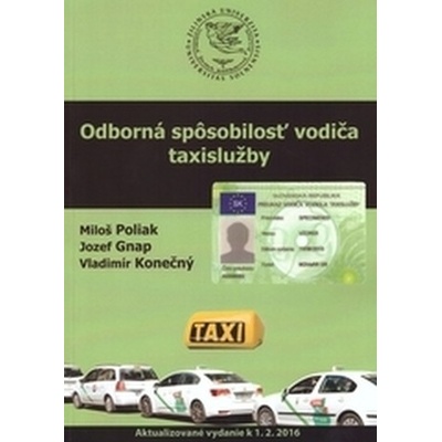Odborná spôsobilosť vodiča taxislužby, 3. aktualizované vydanie