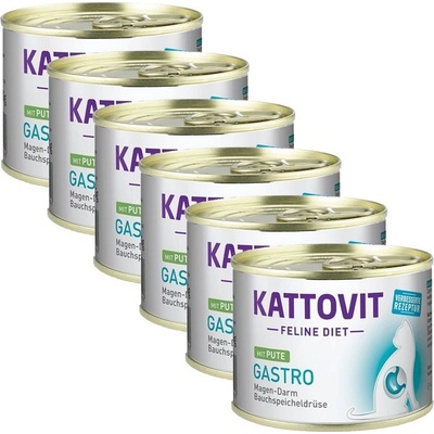 Kattovit Gastro morčacie mäso 6 x 185 g