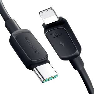 JOYROOM Multi-Color Series A14 USB-C/ Lightning кабел 20W 1, 2 м - чере (S-CL020A111B)