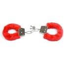 ToyJoy Furry Fun Cuffs Red Plush