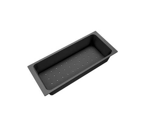 Sinks cedník - černý polykarbonát