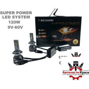  Led Система -N9-Led -H7 -120W CANBUS -А3655-7 ('264801)