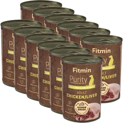 Fitmin Purity Възрастни Пиле и Черен Дроб 12 x 400 г