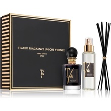 Teatro Fragranze Nero Divino aróma difuzér s náplňou 100 ml + tyčinky do aróma difuzérov + osviežovač textílií 100 ml