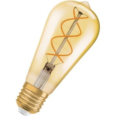 LED žárovka Vintage 1906 E27 Osram 4W 25W teplá bílá 2000K Retro Filament Gold Edison stmívatelná