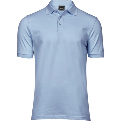 TeeJays polokošile TJ 1405 elastická krátký rukáv pánská COT-18140503701 modrá světlá