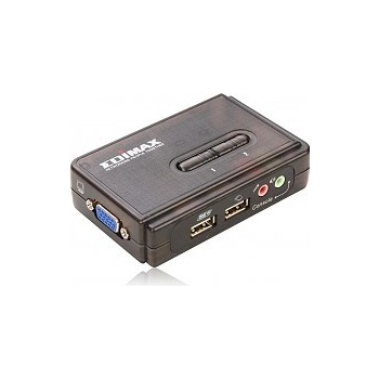 Edimax EK-UAK2 KVM prepínač, 2 porty,USB, desktop + 2 x KVM kabel