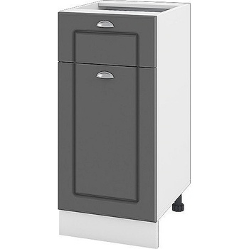 ИРИМ Долен кухненски шкаф Сити БФ-Цимент мат-06-74 ляв 40 см