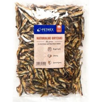 Petmex Sušená šprota prírodný hryzák 500 g