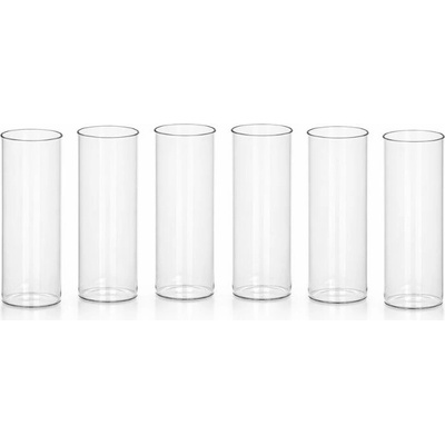 DT GLASS Borosilikátová degustační odlivka 9 cm v bílé krabičce s průhledným víkem 2 x 80 ml