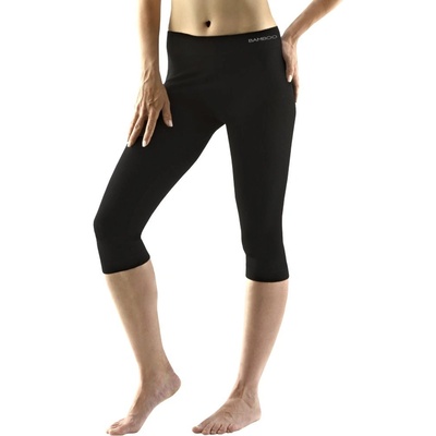 Gina dámské capri bezešvé klasické Eco Bamboo 95033P šedé bílá