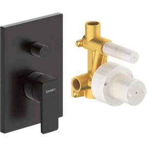 Duravit Manhattan - Скрит смесител, за 2 уреда, с корпус, матово черно MH4210008046 (MH4210008046)