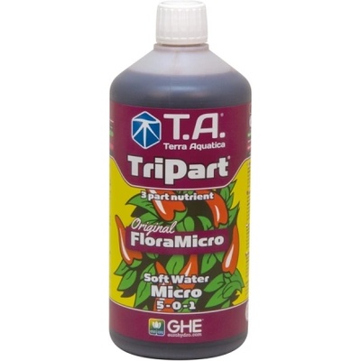General hydroponics Tripart micro sw 1l (flora series)